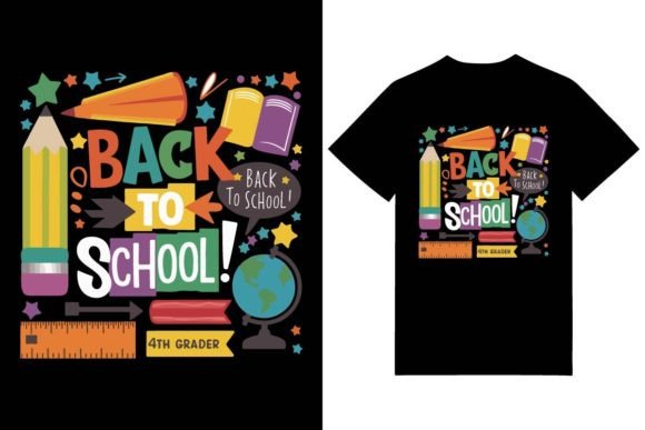 Back To School 4th Grader T-Shirt Design: A Fun and Functional Choice
