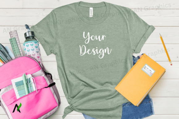 Back to School Bell Canvas Mockup - 067: A Powerful Tool for Designers and Creators