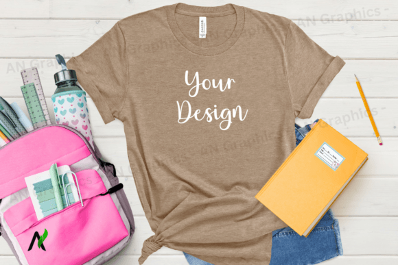 Back to School Bell Canvas Mockup - 074: A Versatile Tool for Designers