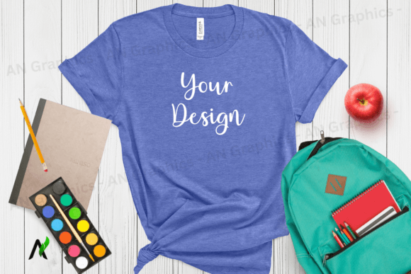 Back to School Bella Canvas Mockup: A Designer’s Essential Tool for Creating Professional T-Shirt Designs