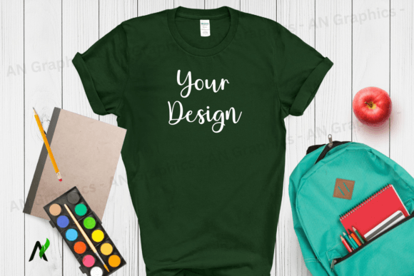 Back to School Gildan 5000 Mockup - 091