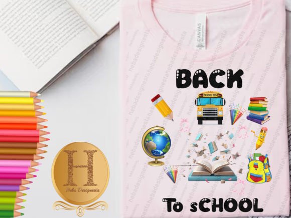 Back to School PNG Digital Design