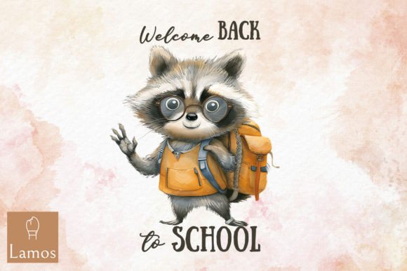 Back to School Raccoon: A Creative Resource for Modern Designers
