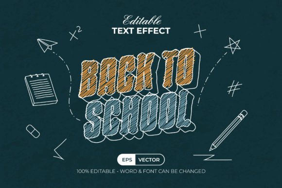 Chalk Text Effect Back to School Style: A Creative Tool for Designers