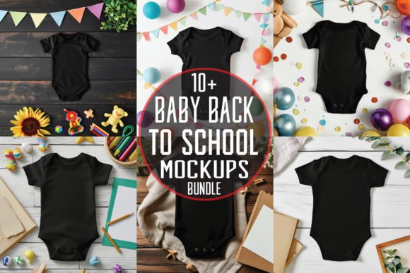 Free Baby Back To School Mockups