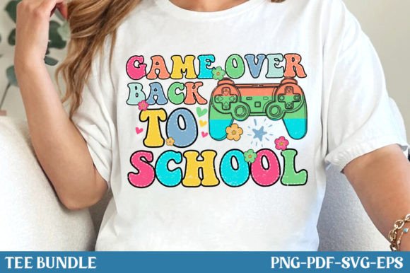 Game Over Back to School T-Shirt SVG PNG: A Versatile Design for Creative Projects
