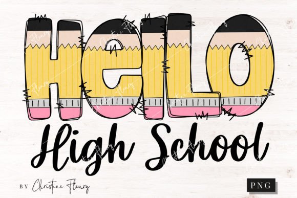 Hello High School PNG: A Creative Resource for Back to School Projects