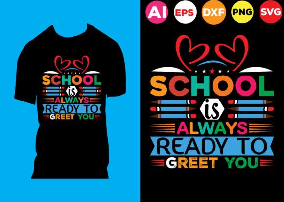 New T-shirt Design Back to School