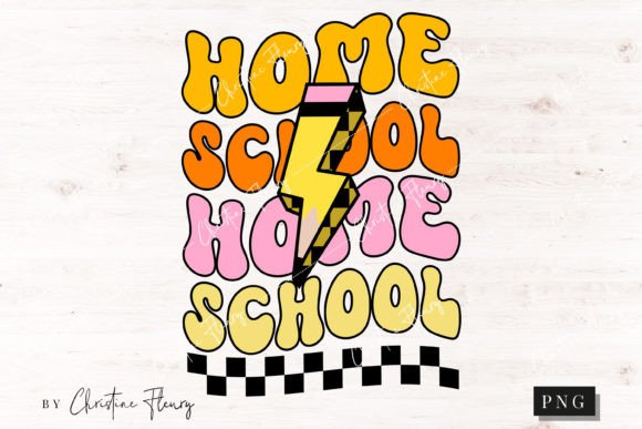 Retro Homeschool PNG and Back to School PNG: A Timeless Design for Modern Use