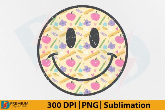 Smiley Face PNG Back to School Teacher: A Versatile Digital Asset for Creative Projects