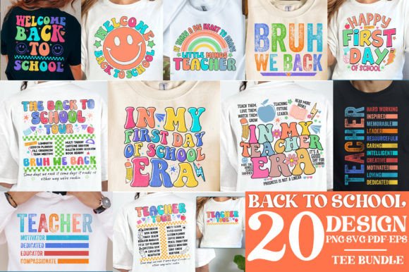 Unique Back to School T-Shirt Bundle